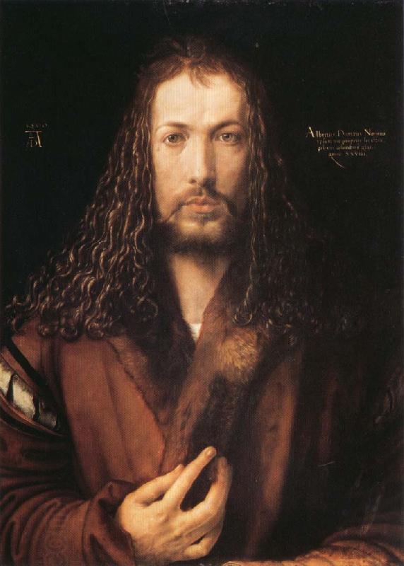 Albrecht Durer Self-Portrait with Fur Coat China oil painting art